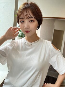 アンバー 池袋(amber) ミルクティーベージュ/インナーカラー/ハンサムショート[池袋駅]