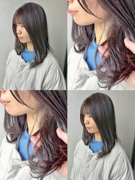 ロックス バイ マグ 松本(rocks BY MAG) 髪質改善カラーイルミナカラーモーヴブラウン