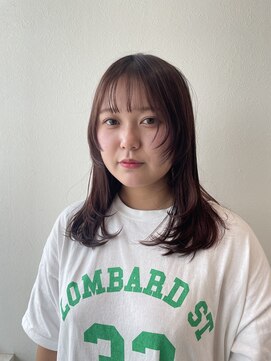 サラ ビューティー サイト 古賀店(SARA Beauty Sight) 顔周りレイヤー/レイヤーカット/顔周りカット/ローレイヤー