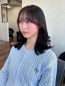 アリスバイアフロート 自由が丘(ALICe by AFLOAT) くびれレイヤー/鎖骨ミディアム/巻かなくても◎【自由が丘】