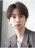 韓国風ナチュラルセンターパート【緩めスパイラルパーマ】