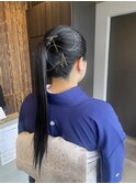 タイトヘアアレンジ