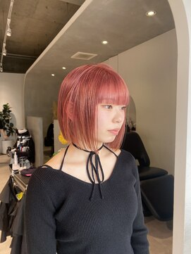 ニト ステップ(nito step) pink beige × bob