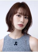 レイヤーボブ/レイヤーカット/くびれレイヤー/韓国風ヘア
