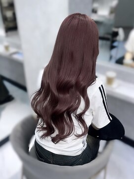 ジーナ 名駅(XENA.) 《karen》ピンクカラー/暖色/艶カラー/韓国ヘア/ピンクブラウン