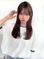 ソラ 広尾店(SORA) 耳かけミディアムレイヤーカット