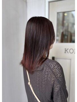 コレロ ヘアー(KORERO hair) 20代、30代、40代女性におすすめ、暖色カラー