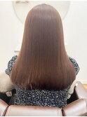 髪質改善カラー×ナチュラルオレンジブラウン