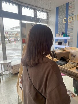 コワファースト 大分(COIFF1RST) ニュアンスカラーのミルクティーベージュカラー