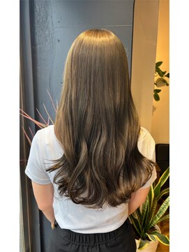 アカラ(acala) オリーブグレージュロング【イルミナカラー/縮毛矯正/髪質改善】