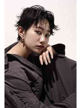 エヌプラスリタ 近鉄八尾(N+lita) 暗めカラーグランマッシュデザインカラーフェイスフレーミングー