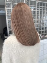 サンクマーケット 渋谷(cinq MARKET)&nbsp;渋谷ブリーチカラーハイトーンカラーミルクティーベージュ30代