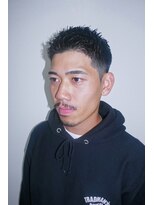 メリケンバーバーショップ トーキョー(MERICAN BARBERSHOP TYO)&nbsp;メンズカットアップバングスパイキーショート（ヌマタユウト）00