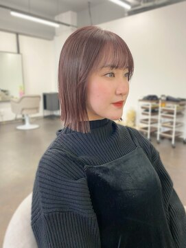 ルアン 上通り(ruen) 熊本ボブ ボブ ボブカット 切りっぱなしボブ 20代30代40代