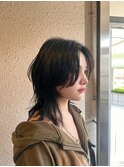 うるつや黒髪ウルフ