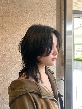 ジェクイン(dekujin) うるつや黒髪ウルフ