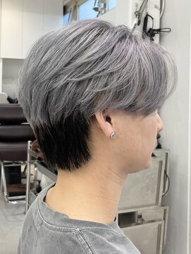 !メンズブリーチハイトーンケアブリーチデザインカラー#原宿