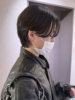 ノラ ギンザ(NORA GINZA) ダウンパーマニュアンスパーマセンターパートコンマヘア髪質改善