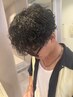 【広島で叶う理想パーマ】渡部指名 メンズパーマ＋カット　￥11000