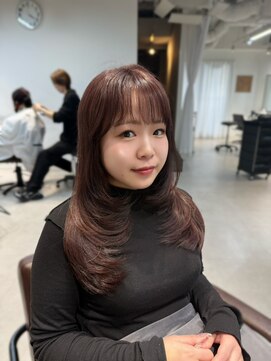 ザシェノンウメダ(THA CHAINON UMEDA) 着物ヘア/大人ガーリー/ダークアッシュ/似合わせカット/心斎橋