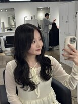 ミヨン 京都烏丸店(miyon)&nbsp;【miyon】韓国レイヤーカット×暗髪カラー×髪質改善