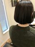 酸性ストレート【髪質改善】M    20350円　→　17050円［カット込み］