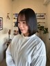 【再来様♪人気no.2♪】カット+お悩み解決☆ヘッドスパ　￥6,500~→￥5,850~