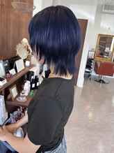 パル バイ ラベスト(Pal by lovest) ブリーチ必須◎ネイビーブルー×レイヤー