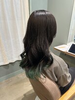 アリーマーケットリル(ALLEY MARKET lil)&nbsp;インナーカラー×グリーン