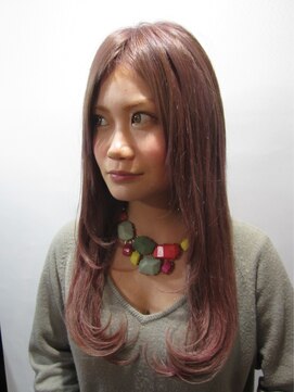 トリックストア(TRICK STORE) ピンクージュカラーエクステロング