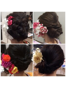 グリッター (Glitter) 卒業式アップスタイル