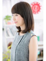 ミック ヘアアンドビューティー 大山店(miq  Hair&Beauty)&nbsp;ナチュラルがかわいい！ワンカールストレートミディ