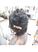 結婚式ヘアセット