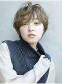 カジュアルウェーブ_スリークボブ厚めバングローライト_57497