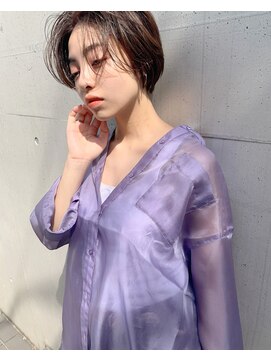 ミンクス 原宿店(MINX) 表参道原宿　ハンサムショート　黒髪ショート　長澤まさみ風ヘア