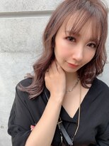 カームリーヘアー(calmLY HAIR) 前髪/アンブレラカラー/こなれミディ/イメチェン/ウェーブパーマ