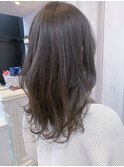 福山市ヘアカラー人気Caaryグレージュ/ラベンダーグレージュ