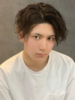 リード(REEED)&nbsp;ツイストスパイラルパーマセンターパート大人男子向け【青山店】