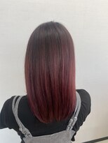 アンダーバー(UNDRvr)&nbsp;ワインレッドバレイヤージュ