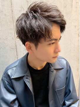 クーエフー(coo et fuu) ツーブロックで爽やかショート　ナチュラル黒髪　短髪