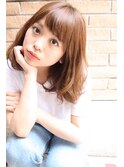 大人可愛い20代30代40代黒髪前下がりひし形小顔ボブ丸みショート