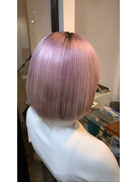 ラフ 難波店(LAFF) #黒髪#ボブルフ#ネビージュ#小顔#ワンレン