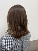 ブリーチなし透明感のあるナチュラルベージュ