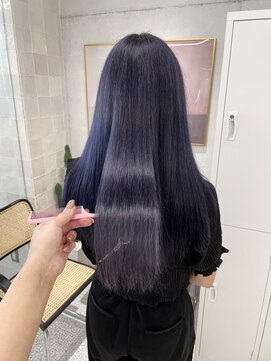 ローウェ 渋谷(Louwe) 艶々髪質改善トリートメントとラベンダーカラー