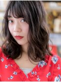 ★暗髪くせ毛風外巻きパーマ抜け感くびれヘア20代30代40代 ★8