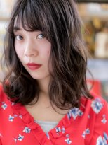 カバーヘア イヴ 戸頭店(COVER HAIR EVE)&nbsp;★暗髪くせ毛風外巻きパーマ抜け感くびれヘア20代30代40代 ★8