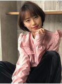 ▼小顔ショート/ハンサムショート/骨格補正パーマ