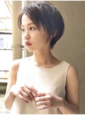 前髪なしのニュアンスショート☆