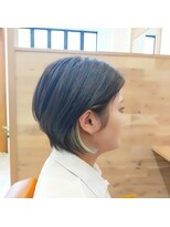 ピース(piEcE)&nbsp;イヤリングカラーボブ インナーカラー 20代30代40代ショートボブ