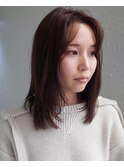 透明感髪質改善ベージュダブルカラーミルクティーグレージュ